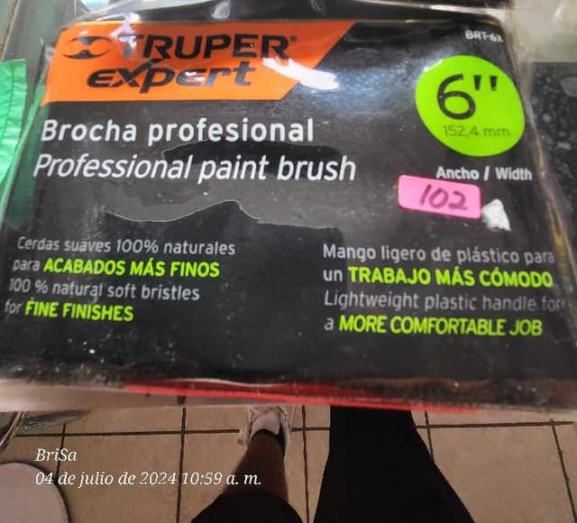 Brocha Profesional 6" 17867