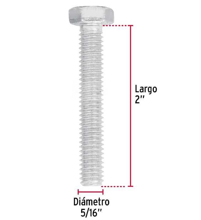 Tornillos tipo Maquina 5/16" x 2" 44569
