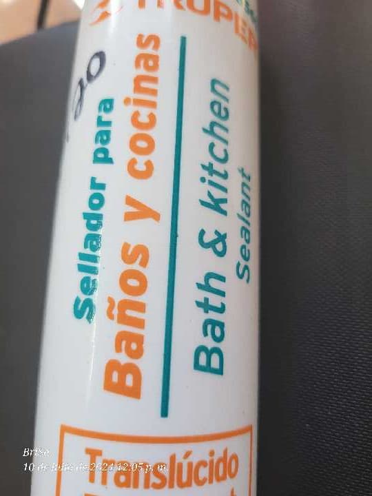 Silicon Sellador Baños y Cocinas Translúcido 18565