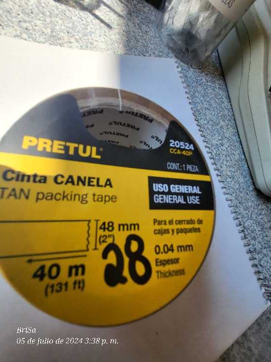 Cinta Canela Pretul 40m 20524