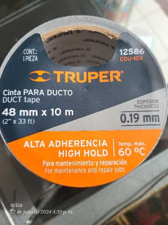 Cinta para Ducto Gris 12586