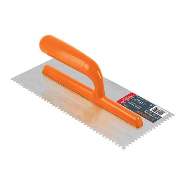 Llana Dentada Mango de Plastico 15415