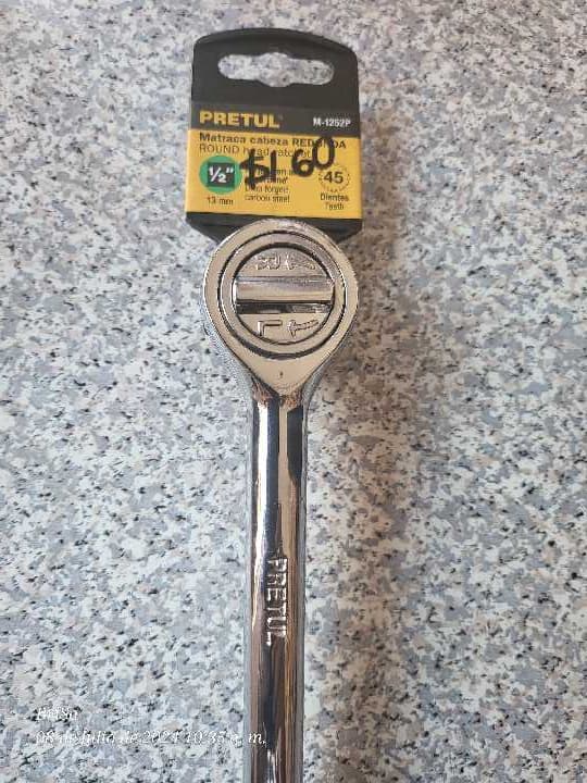 Matraca Cuadro 1/2" Cabeza Redonda 21150