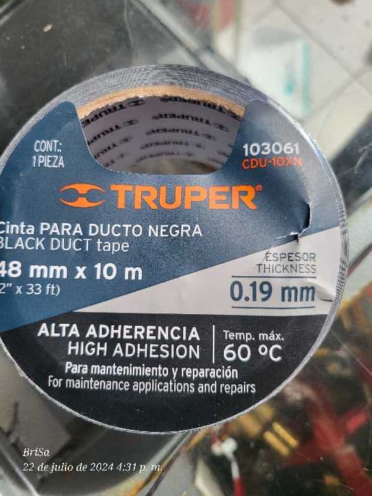 Cinta para Ducto Negra 103061