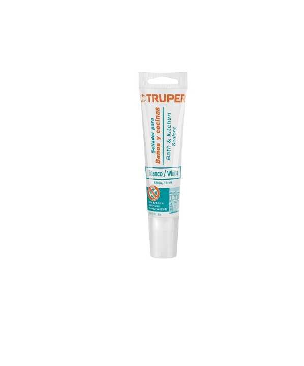 Silicon Sellador Baños y Cocinas Blanco 85g 18568