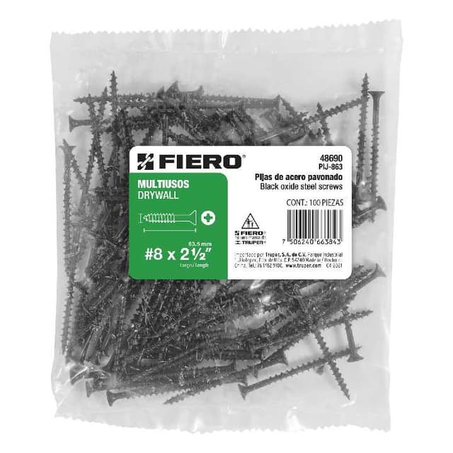 Pijas para Madera #8 2 1/2" 48690