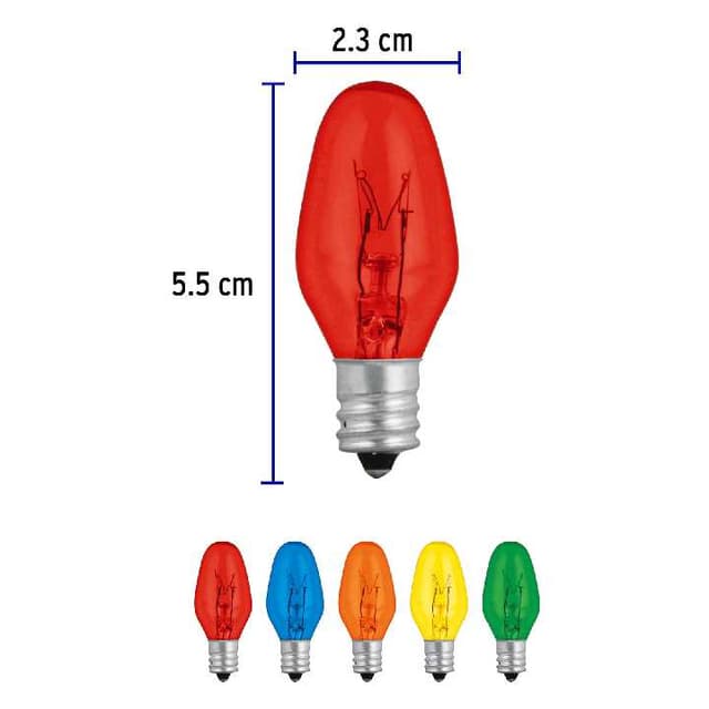focos incandescentes de colores 46822