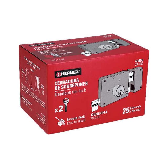 Cerradura de Sobreponer Derecha 43576