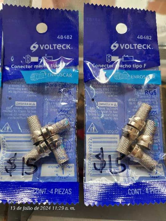 Conector Coaxial Macho Enroscar 48482