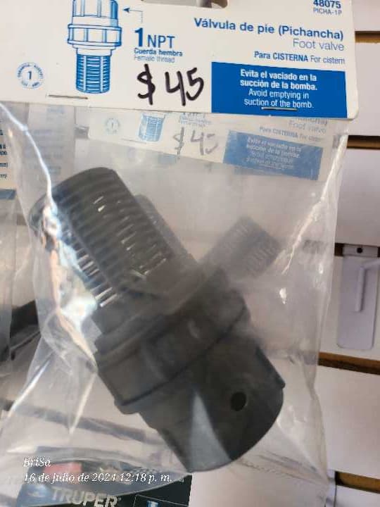 Válvula de Pie (Pinchancha) 48075