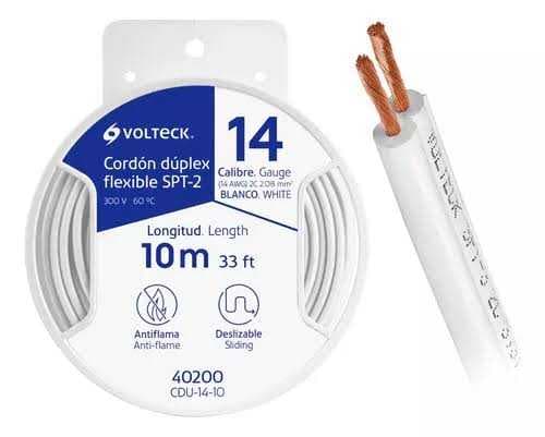 Cable Duplex 10m Calibre 14 40200