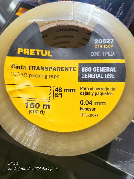Cinta Transparente 150m Pretul 20527