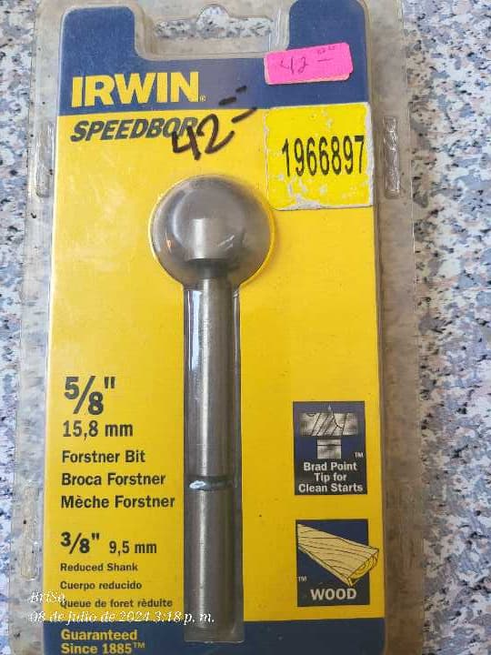 Broca Forstner 5/8"
