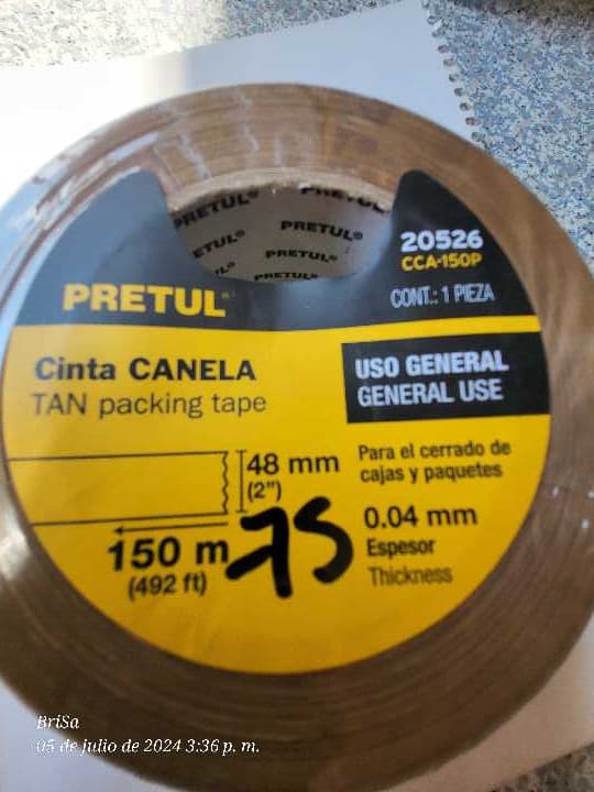 Cinta Canela Pretul 150m 20526