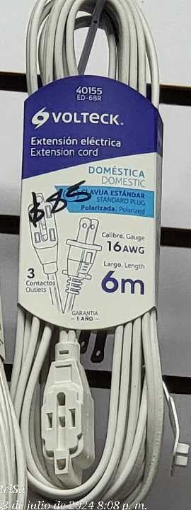 Extensión Blanca 6m 48024