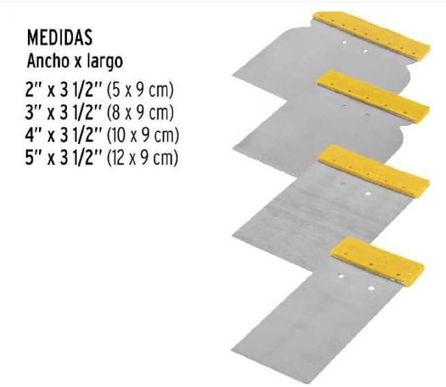 Cuñas con Mango de Plastico 5"